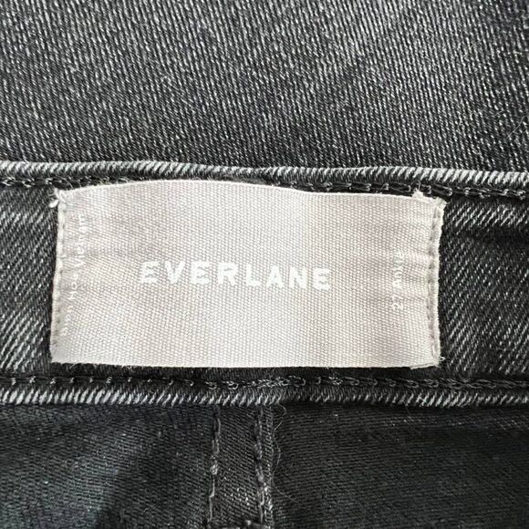 Everlane High Rise Black Ankle Jeans Size 27 - Picture 6 of 9